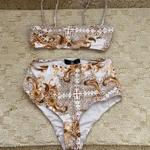 Missguided Bandeau Bikini Set